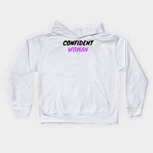 Confident Woman Kids Hoodie